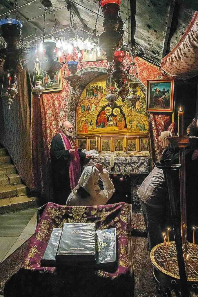 Bethlehem. The Cave of the Nativity.