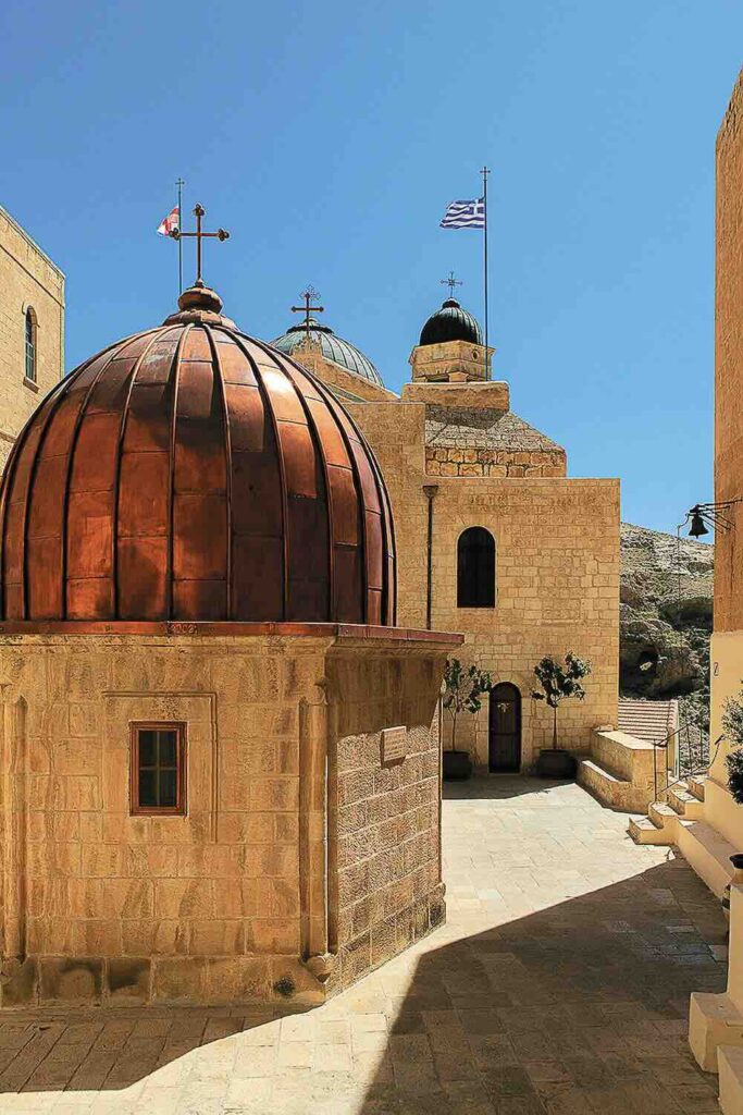 The Lavra of Saint Sabbas the Sanctified near Jerusalem.