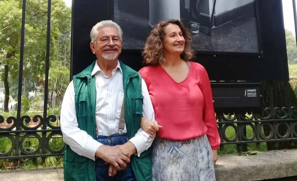 Sergio Olhovich junto a su hija Tatiana