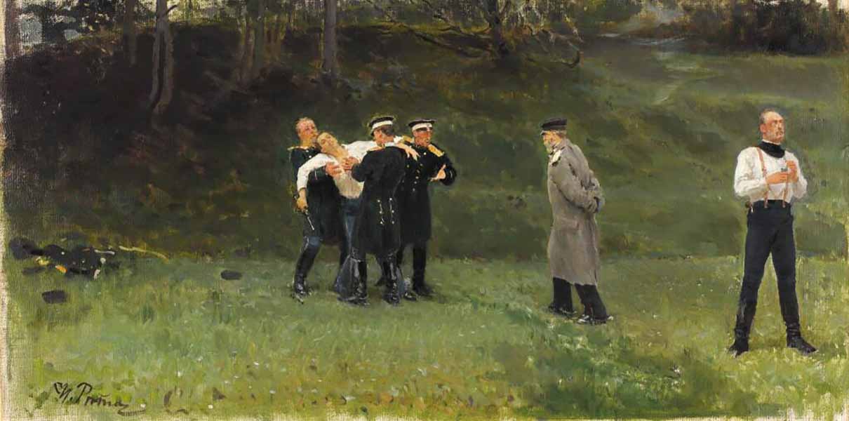 Илья Репин. "Дуэль"
