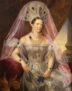 Ф. Крюгер (?). Портрет императрицы Александры Федоровны. 1852–1857 годы