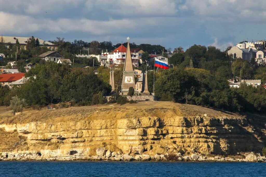 Monument to the Glory of the Warriors of the 2nd Guards Army, who liberated Sevastopol from the invaders