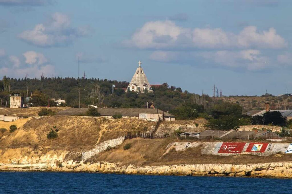 St. Nicholas Church crowns the Brotherly Cemetery