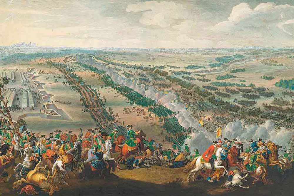 П.-Д. Мартин. «Полтавская битва». 1726 год