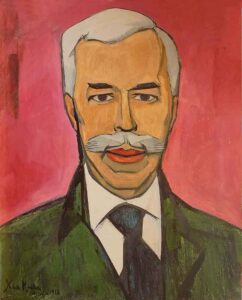 Christian Krohn. Portrait de S.I. Chtchoukine. 1915