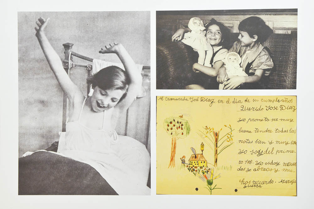 Los niños españoles que sobrevivieron conservaron estas fotografías y dibujos infantiles como pequeñas partículas de recuerdo de aquellos tiempos felices