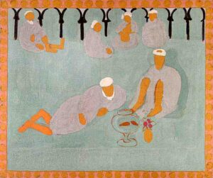 H. Matisse. Le Café arabe (ou Café arabe). 1913