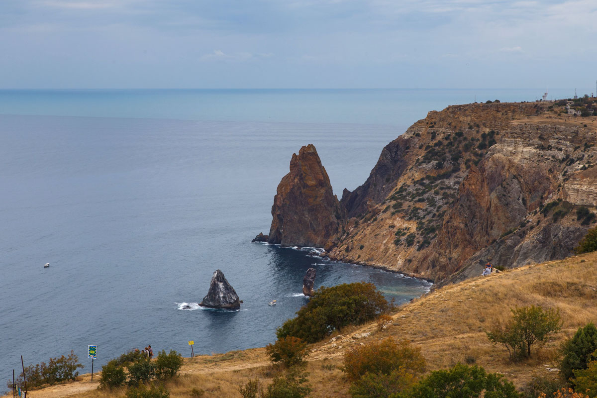 Скалы Орест и Пилад в Черном море