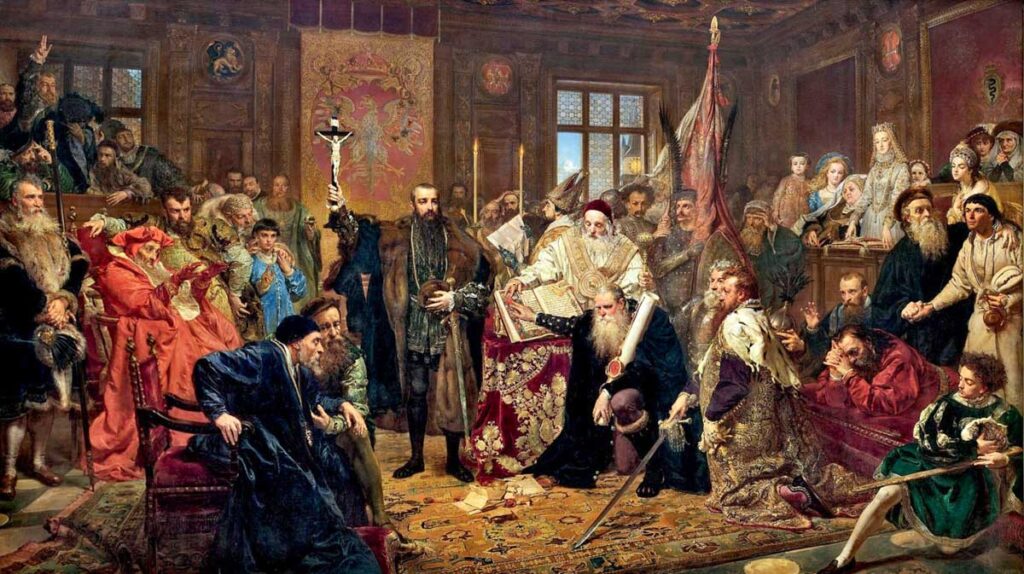 Я. Матейко. Люблинская уния 1569 года. 1869 год. Фото предоставлено Н. Золотаревой