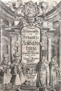 Detailed Description of the Journey of the Holstein Embassy to Muscovy and Persia in 1633, 1636, and 1639, compiled by A. Olearius, Secretary of the Embassy. Title page. 1696