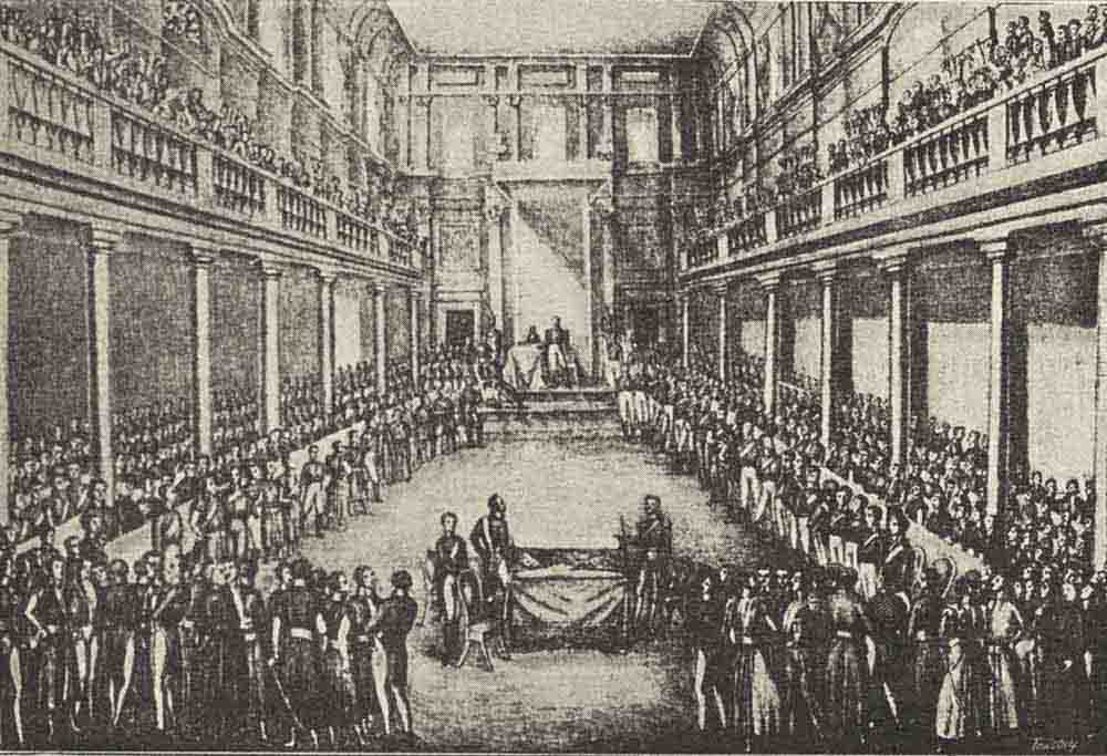 М. Стахович. Первый сейм Царства Польского в 1818 году. Император Александр I на открытии сейма. Фото предоставлено Н. Золотаревой