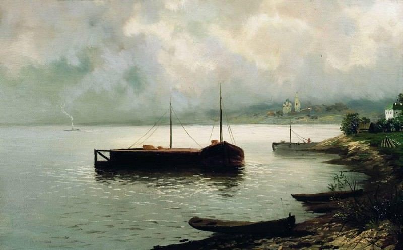 Волга. 1889. Исаак Левитан.