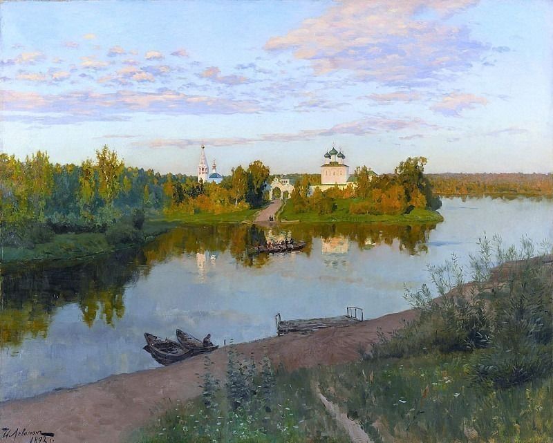 Вечерний звон. 1892. Исаак Левитан.