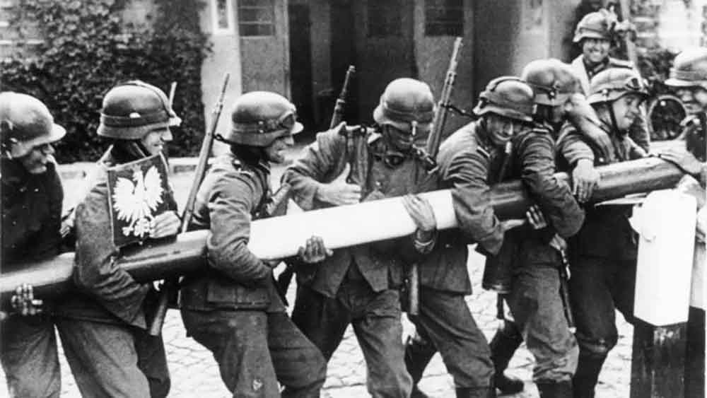 Немецкие солдаты на польской границе. 1 сентября 1939 года