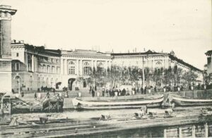 Санкт-Петербург, набережная Фонтанки. Здание Министерства народного просвещения, где в 1862–1908 годах располагалось РГО