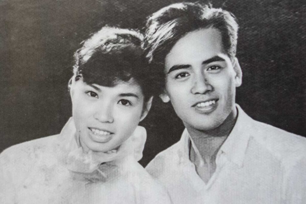 Toan and Nga shortly after their wedding. Hanoi, 1963.