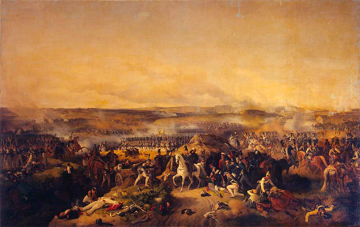 Бородинское сражение. 1843 г, Петер фон Гесс.