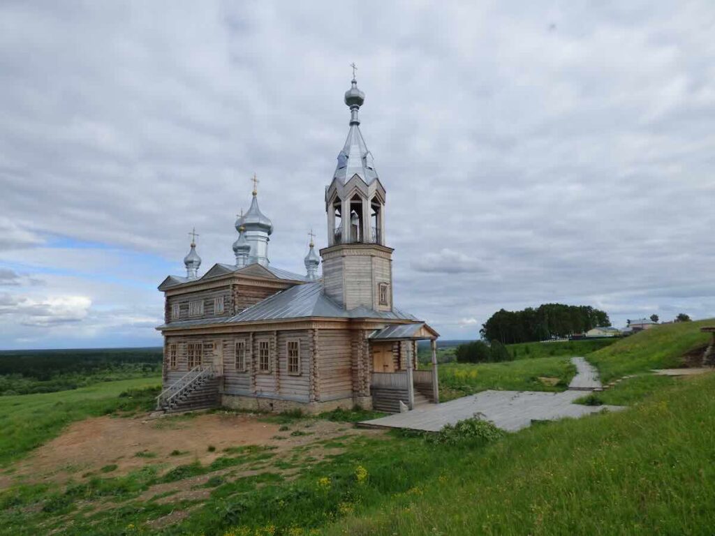 Пророко-Ильинская церковь из села Бигичи. Чердынь. Фото Е. Петровой