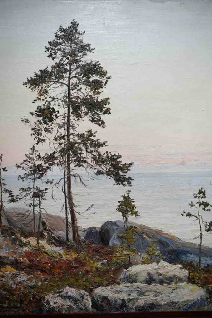Берег Белого моря. Восход солнца. 1909 год