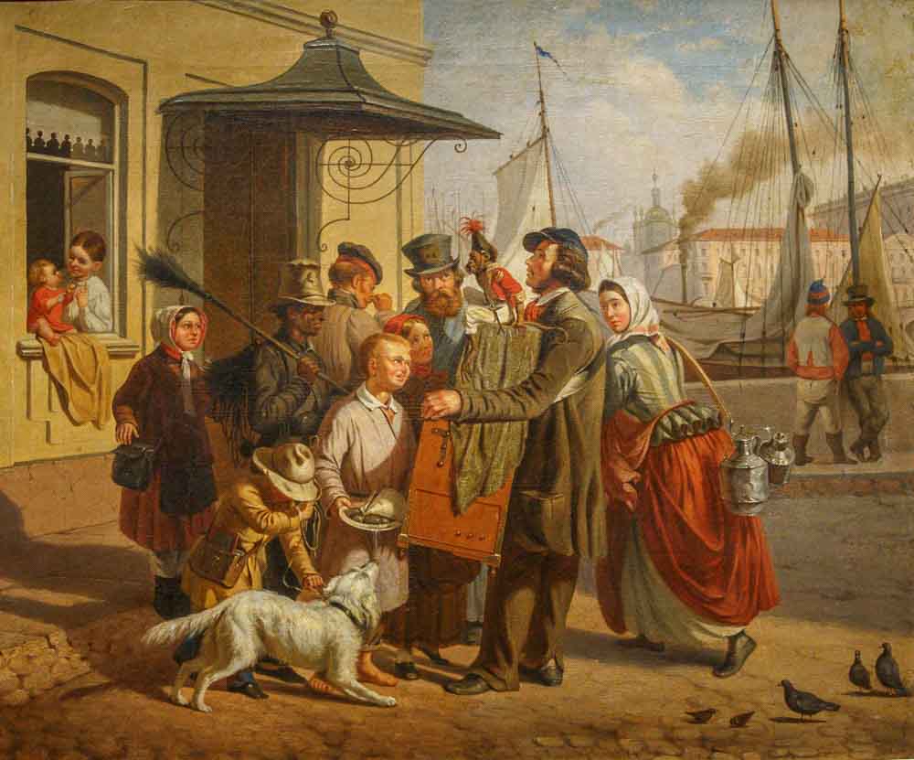 А.М. Лушев. Шарманщик. 1857 год