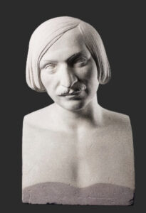 Н.А. Рамазанов. Бюст Н.В. Гоголя. 1854 год