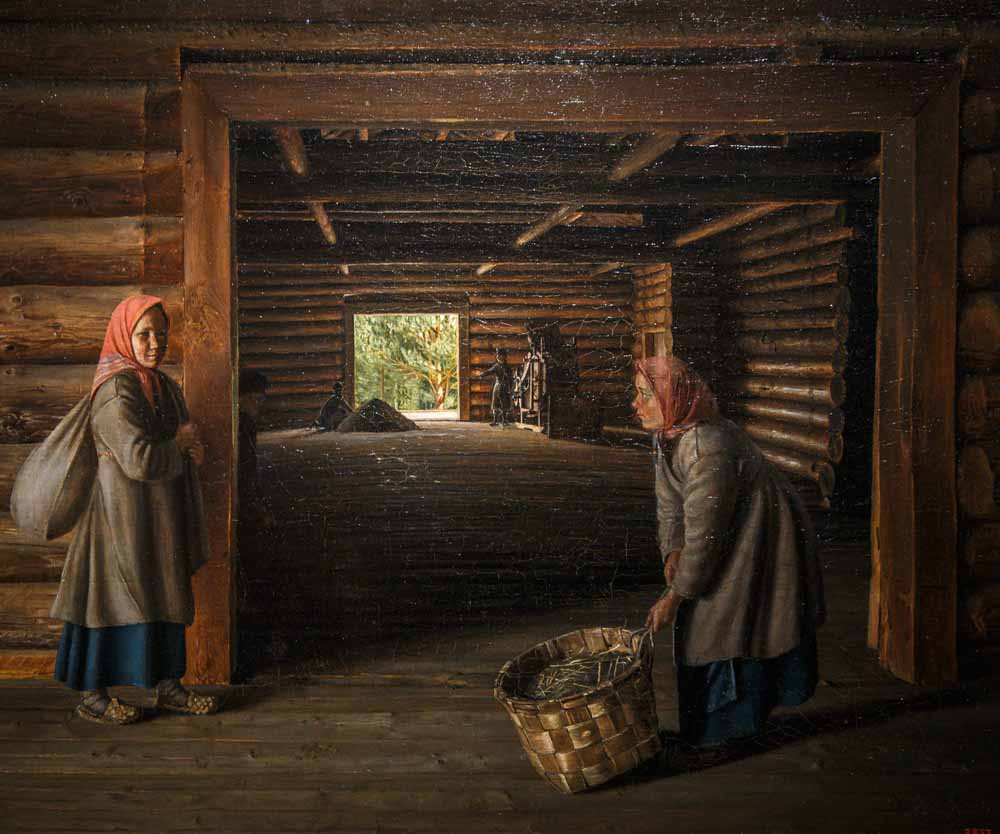 Г.В. Сорока. Гумно. 1843 год (?)